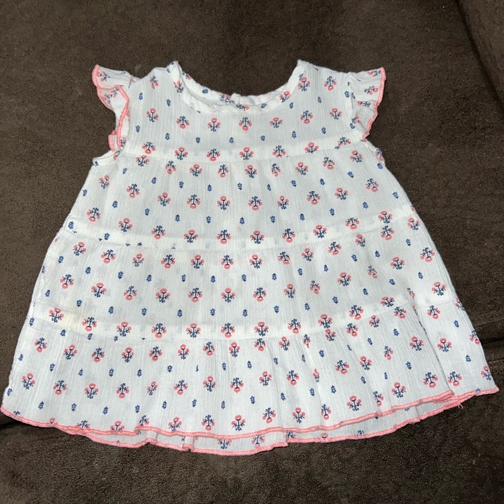 Baby girl flowered blouse